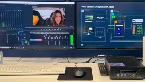 Content production screens